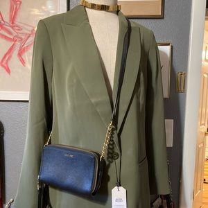 Express Drapey One Button Brazer